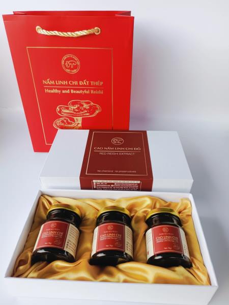 Cao linh chi nguyên chất - Hộp 3 hũ (75gr/hũ)