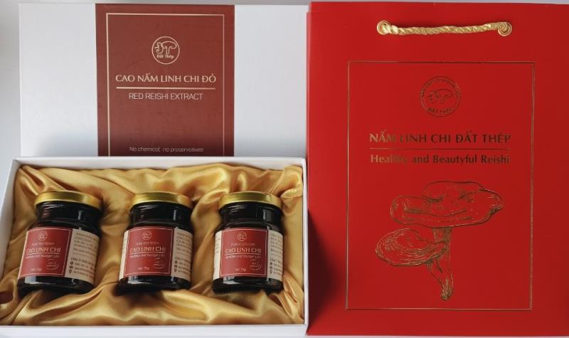 Cao linh chi nguyên chất - Hộp 3 hũ (75gr/hũ)