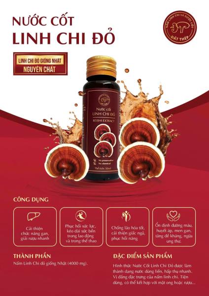 Nước Linh Chi Nguyên Chất